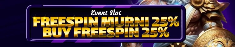 EVENT SLOT FREESPIN MURNI 25% &amp; BUY FREESPIN 25%